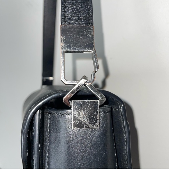 Alexander Wang Prisma Envelope Black Leather Shoulder Bag - Picture 6 of 16